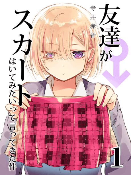 Tomodachi ga Skirt wa Kitaitte Ittekita cover