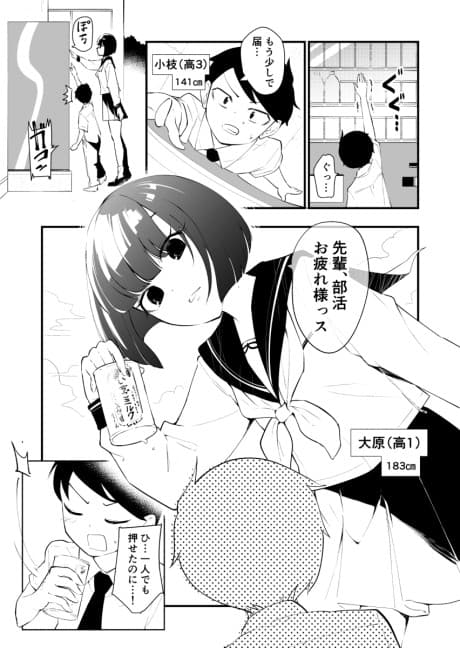 Koushinchou no Kouhai (♀) to Teishinchou no Senpai (♂) ga Renai ni Hatten suru made cover
