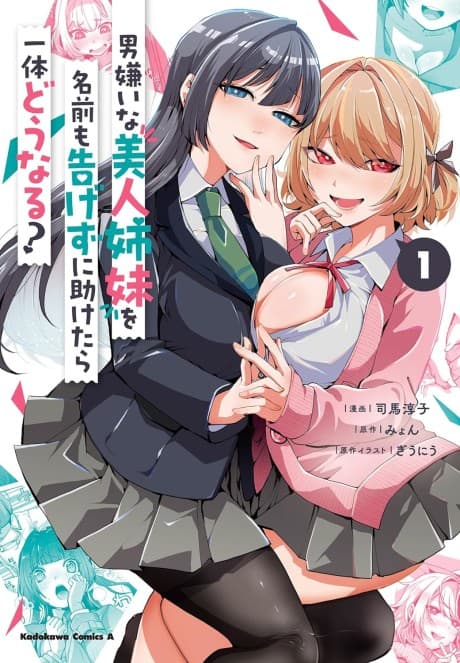 Otoko Girai na Bijin Shimai wo Namae mo Tsugezu ni Tasuketara Ittai Dounaru? cover