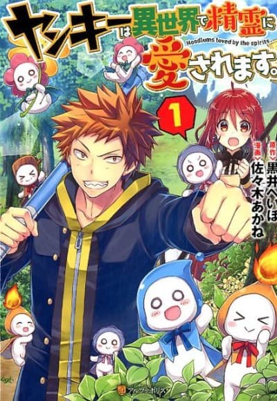 Yankee wa Isekai de Seirei ni Aisaremasu. cover