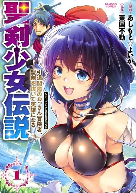 Seiken Shoujo Densetsu Intai Magiwa no Ossan Boukensha, Seiken wo Nuite Eiyuu ni Naru cover